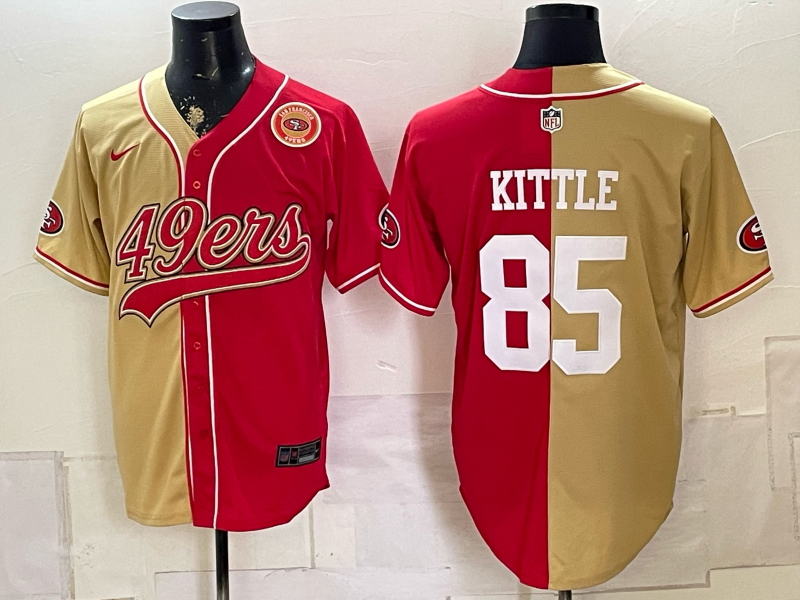 Men 2026 San Francisco 49ers #85 Kittle red Nike Limited NFL Jersey 081104